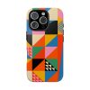 10219389546076209959_4096.jpeg Colorful Geometric Tough iPhone Case — Retro Abstract Pattern