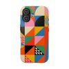13938526911517450912_4096.jpeg Colorful Geometric Tough iPhone Case — Retro Abstract Pattern