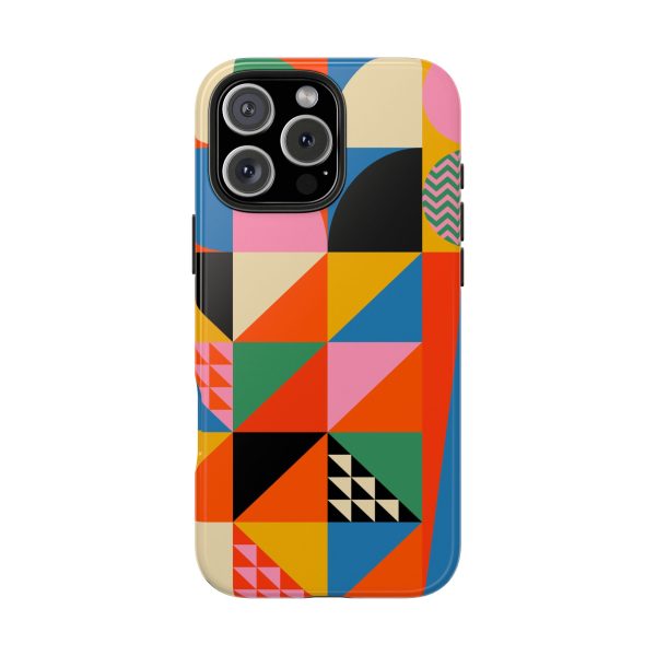 17239293222371412001_4096.jpeg Colorful Geometric Tough iPhone Case — Retro Abstract Pattern