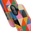 18370875333821372177_4096.jpeg Colorful Geometric Tough iPhone Case — Retro Abstract Pattern