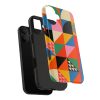 2843028812982953396_4096.jpeg Colorful Geometric Tough iPhone Case — Retro Abstract Pattern