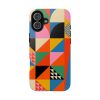 4071003963896195505_4096.jpeg Colorful Geometric Tough iPhone Case — Retro Abstract Pattern