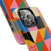 5012236225740710449_4096.jpeg Colorful Geometric Tough iPhone Case — Retro Abstract Pattern