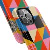 6660004133141073542_4096.jpeg Colorful Geometric Tough iPhone Case — Retro Abstract Pattern